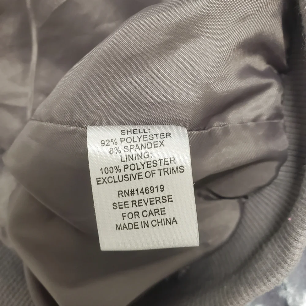 Cloud Chaser gray crushed velvet jacket - Picture 8 of 8